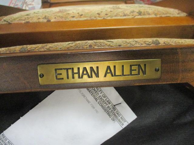 Ethan Allen Table, Leaves and Chairs