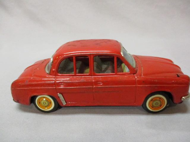 Renault Dauphine Tin Friction Toy Car - Made In Japan