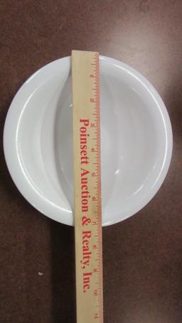 Two Dozen Each G-E-T White Melamine 7 1/4" Bowls and 9 1/4" Plates