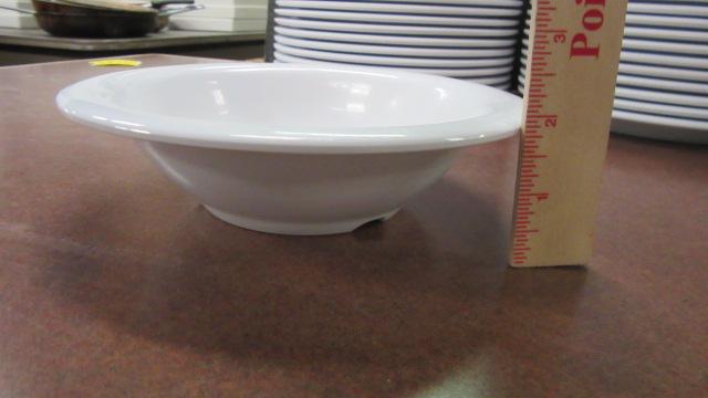 Two Dozen Each G-E-T White Melamine 7 1/4" Bowls and 9 1/4" Plates