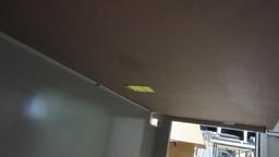 Grey Metal Worktable with Privacy Shield