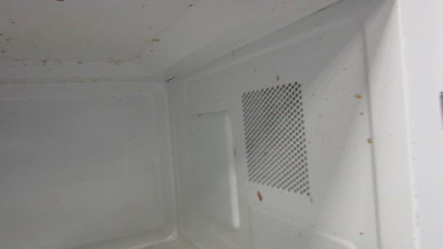 GE White Turntable Microwave
