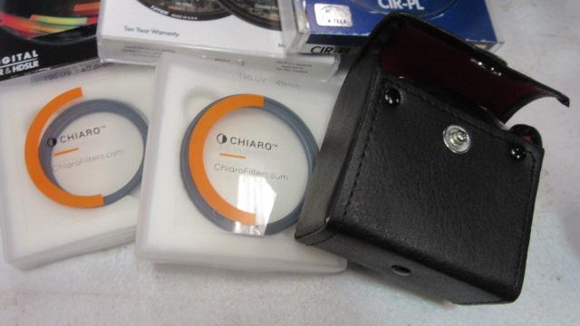Benro Tripod in Carry Bag and Camera Lens Filters
