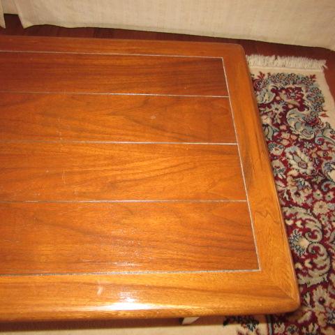 Midcentury Coffee Table with False Drawer