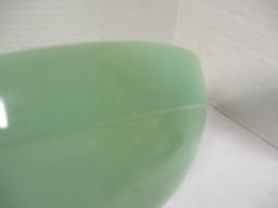 Three Fire King Jadeite Bowls