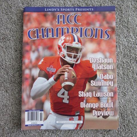 Large of Collection of Clemson National Championship and ACC Championship Publications