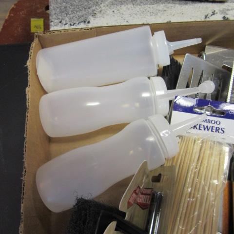 BBQ Accessories-Oven Mitts, Thermometers, Grill Utensils, Scrubber,