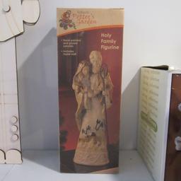 Kirkland's Potter's Garden Holy Family Figurine in Original Box