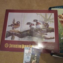 1993 and 1993 Southeastern Wildlife Exposition Poster Prints Signed by Artists