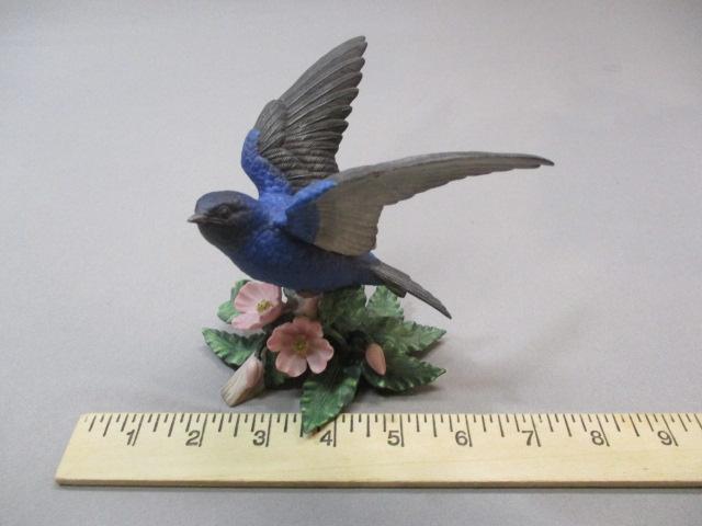 1994 Lenox "Purple Martin" Fine Porcelain Bird Figurine 5"