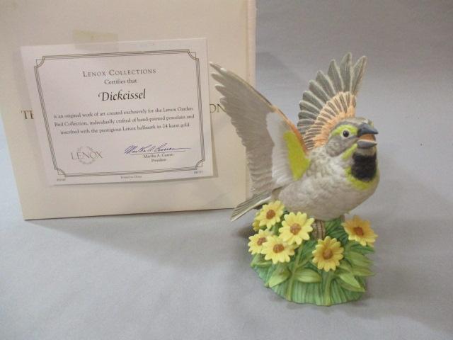 2001 Lenox "Dickcissel" Fine Porcelain Bird Figurine 5"