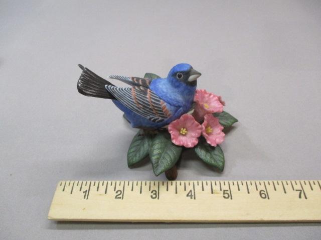 1995 Lenox "Blue Grosbeak" Fine Porcelain Bird Figurine 3 1/2"