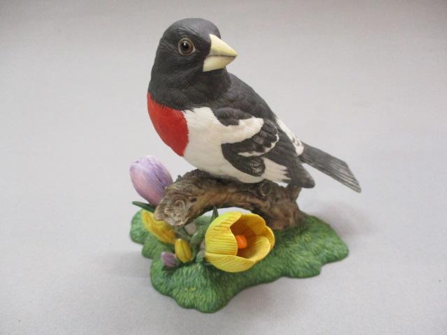 1991 Lenox "Rose-breasted Grosbeak Fine Porcelain Bird Figurine 3 1/2"