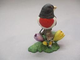 1991 Lenox "Rose-breasted Grosbeak Fine Porcelain Bird Figurine 3 1/2"