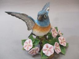 2000 Lenox "Lazuli Bunting Fine Porcelain Bird Figurine 4 1/2"