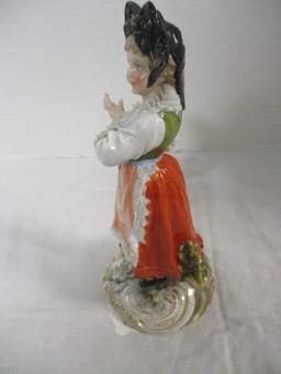 Royal Rudostadt 'Young Girl w/Black Bow' Figurine