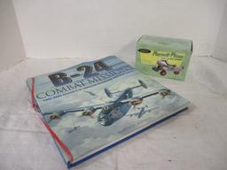 B-24 Coffee Table Book 2009, & 1997 Xonex Die Cast Pursuit Plane