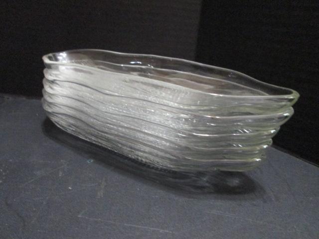 Vintage Clear Glass Corn on the Cob Dishes and Bowls