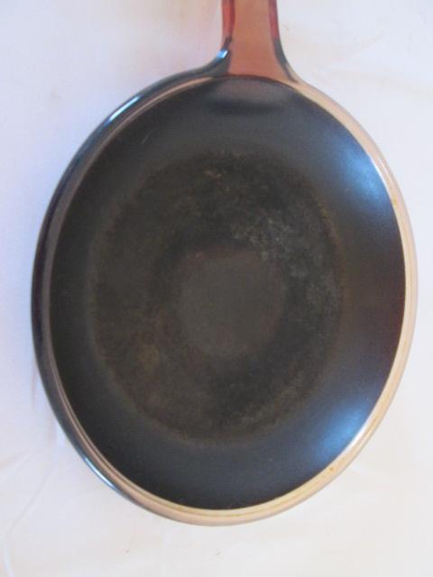 Amber Brown Vision Ware #9 and #10 Non Stick Coated Skillets with Lids