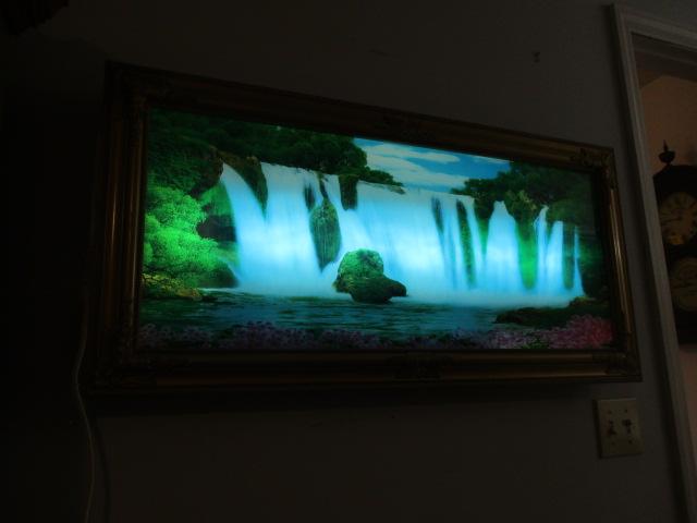 Electric Waterfall Picture with Motion and Sound
