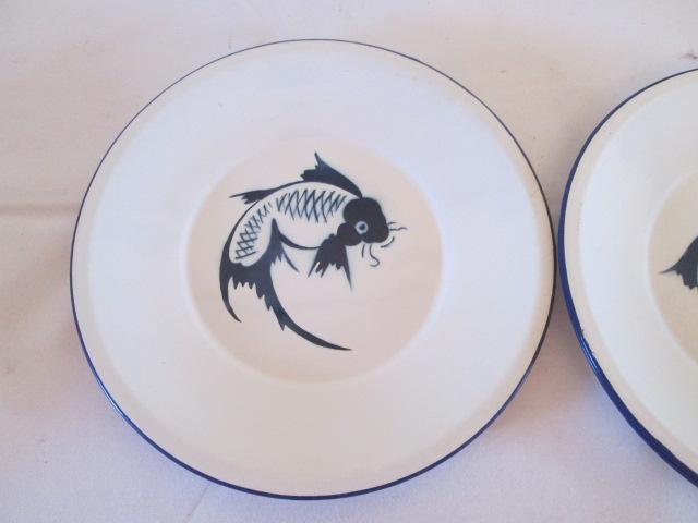 Old Navy Supply Co. and Butterfly Brand Enamel Dinnerware