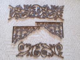 Cast Metal Wall Art and Shelf Brackets