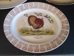 Pottery Turkey Platters-Two Furniture Store Advertisement
