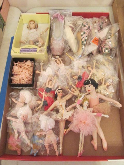 Ballerina Wall Plaques, Porcelain Doll, Cake Picks and Ornaments