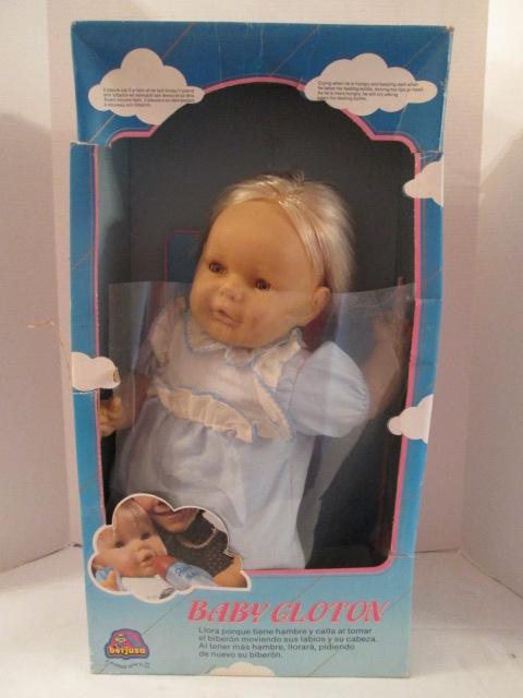 Old Berjusa "Baby Gloton" Doll in Original Box