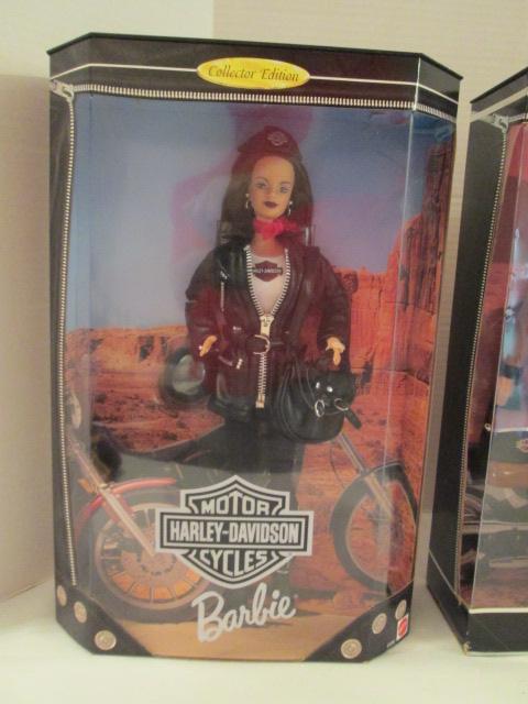 Mattel 1997, 1998and 1999 Harley-Davidson Barbies in Original Boxes