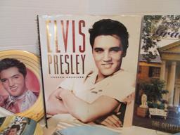 Elvis Photo Books and Collector Plates with COA's