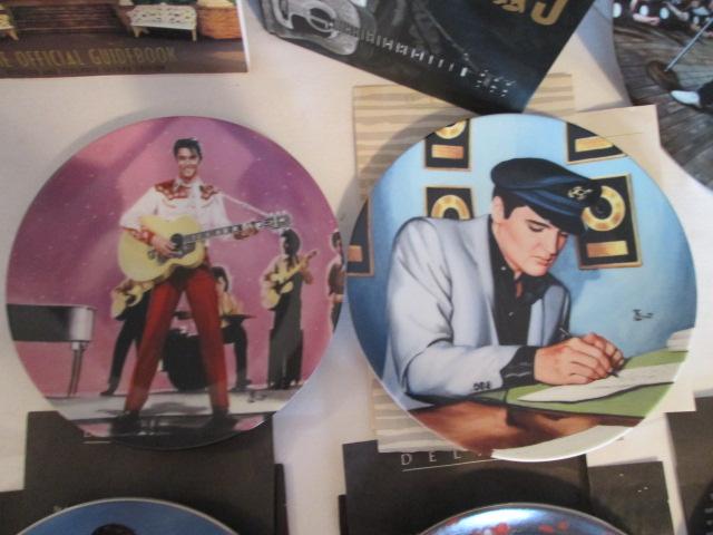 Elvis Photo Books and Collector Plates with COA's