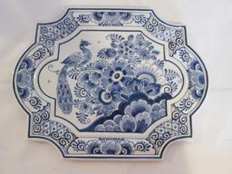 Delft Musical Windmill Plate, Wall Pocket and Two Plates