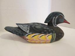 Handpainted Wood Duck Decoy