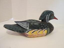 Handpainted Wood Duck Decoy