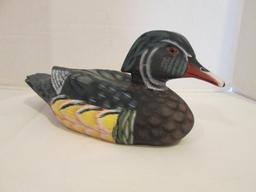 Handpainted Wood Duck Decoy