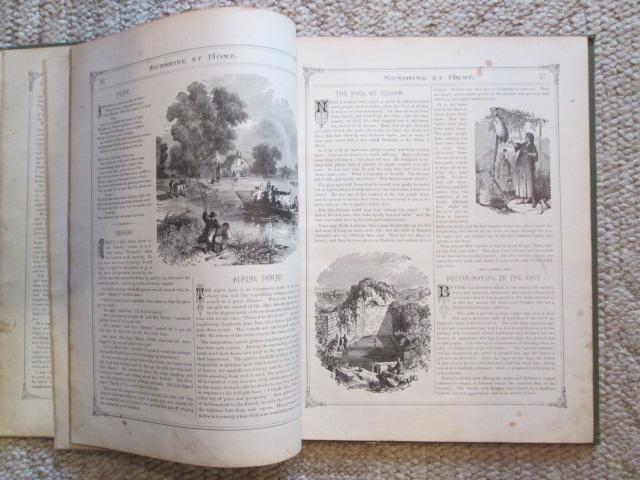 Vintage Books-1984 "The Prairie a Tale" by Fenimore Cooper, 1883 "Sunshine At Home"