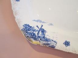 Vintage Delft Porcelain Platter