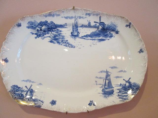 Vintage Delft Porcelain Platter