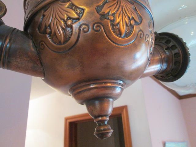 Angel Mfg. Co. New York Hanging Angle Oil Lamp