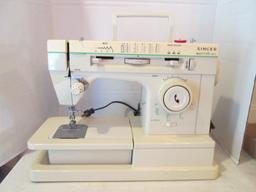 Singer Merritt  9612 Portable Sewing Machine and Singer Deluxe Monogrammer Kit