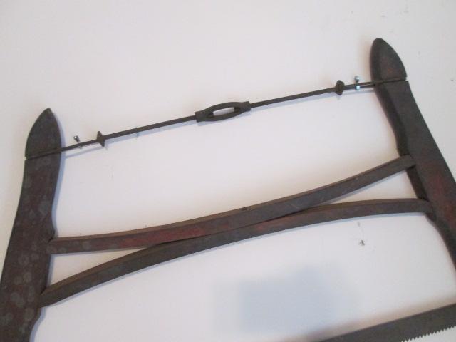 Vintage Wood Frame Buck Bow Saw