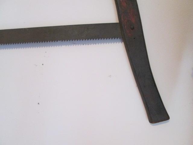 Vintage Wood Frame Buck Bow Saw