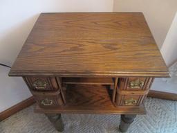 Vintage Oak Sewing Cabinet