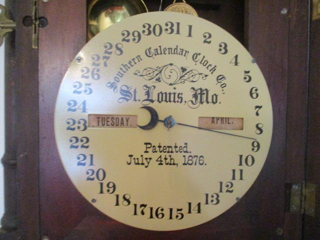 1877 Seth Thomas for Southern Calendar Clock Co. Fashion Calendar Clock