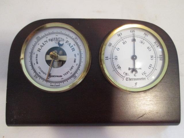 Taylor and Benchmark Desk Weather Stations, Midcentury German Elg-Art