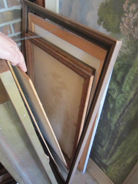 Large Lot of Frames and Art