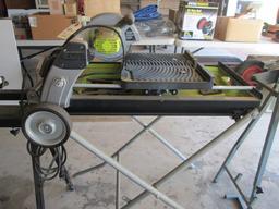 Ryobi 7" Wet Saw with Folding Rolling Stand