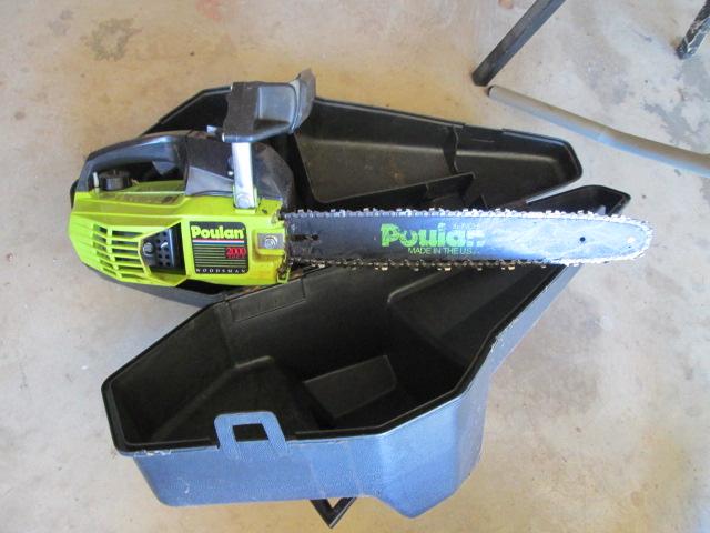 Poulan 2000 Woodsman, Ryobi and Homelite Chain Saws