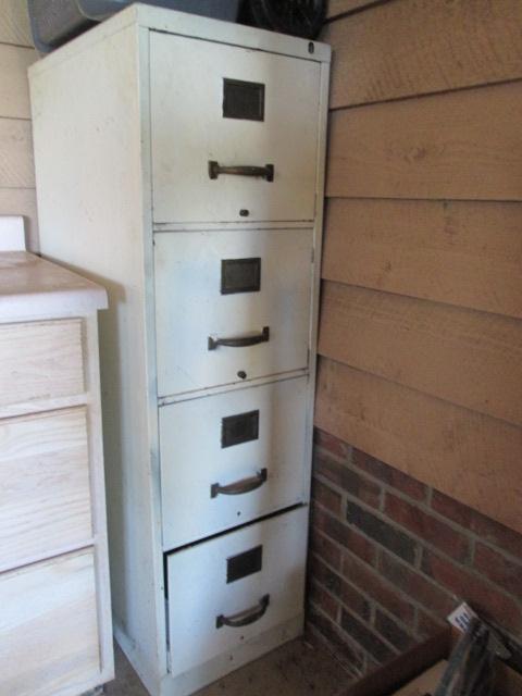 Metal 4 Drawer File Cabinet